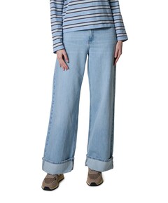 ONLHOPE HW WIDE FOLDUP CRO315 dames jeans blauw