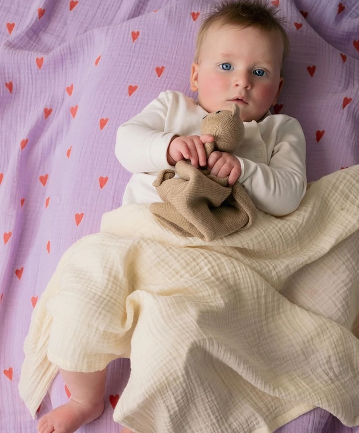 hydrofiel doek 120x120 cm paars