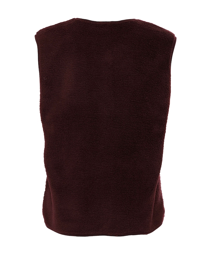 Dames gilet bordeaux