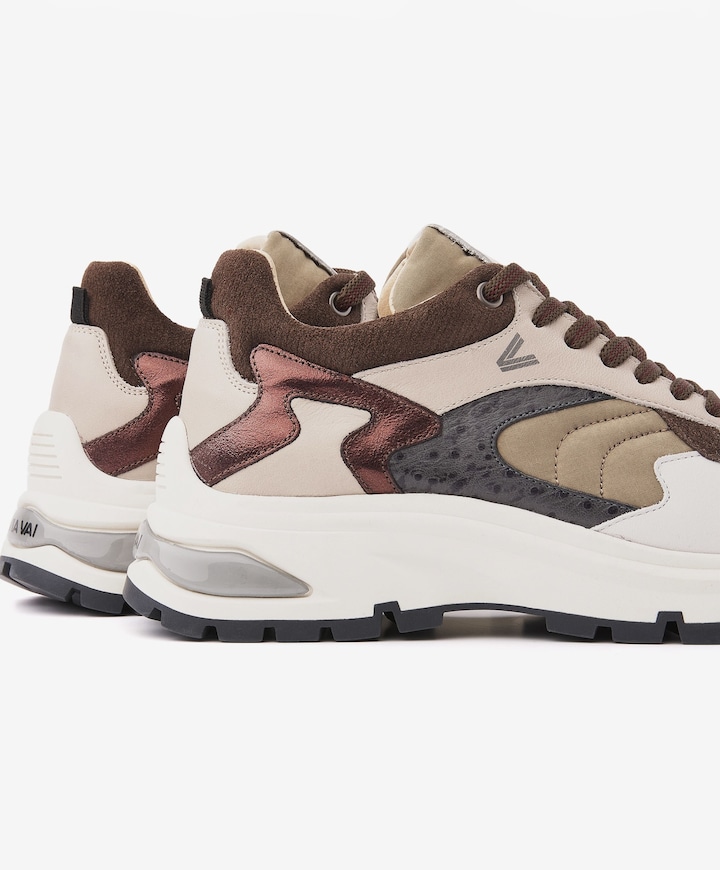 Liz Leighton dames sneakers beige