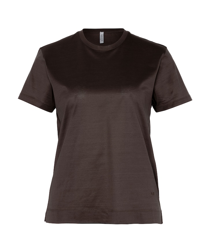 Dames T-shirt bruin