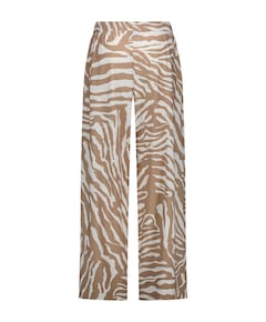 Grace zebra dames broek beige