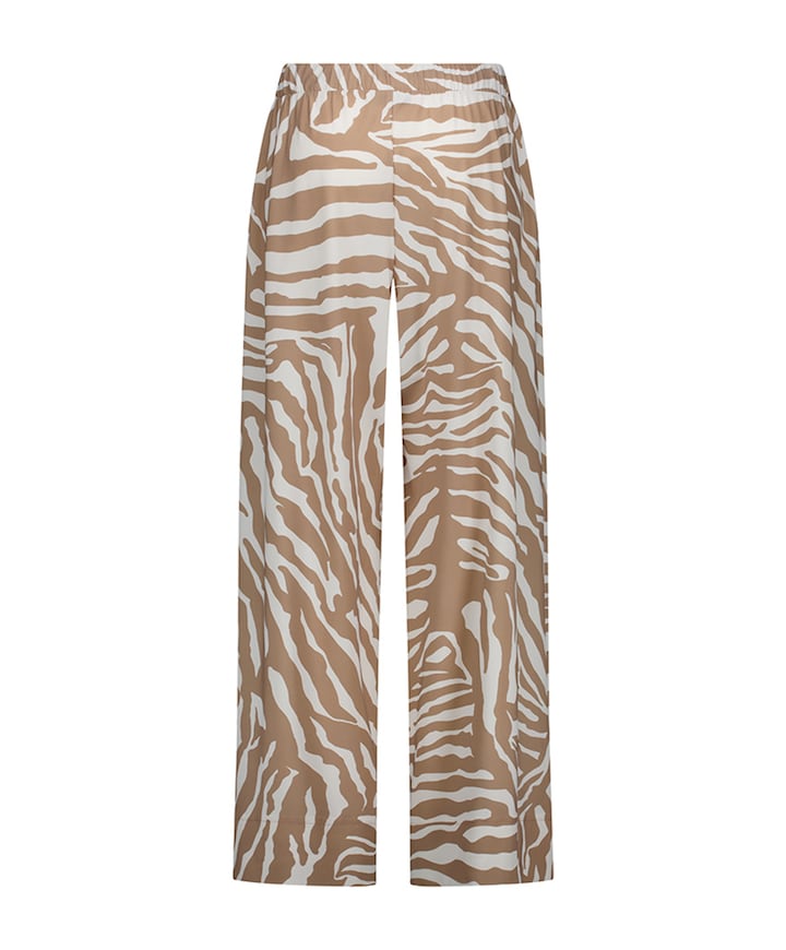 Grace zebra dames broek beige