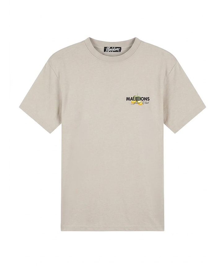 Heren T-shirt beige