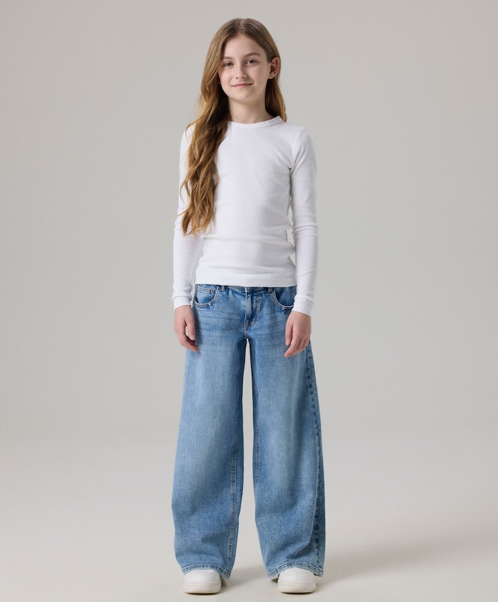 NKFROSE X-WIDE LW JEANS 1322-BC NOO meisjes jeans blauw