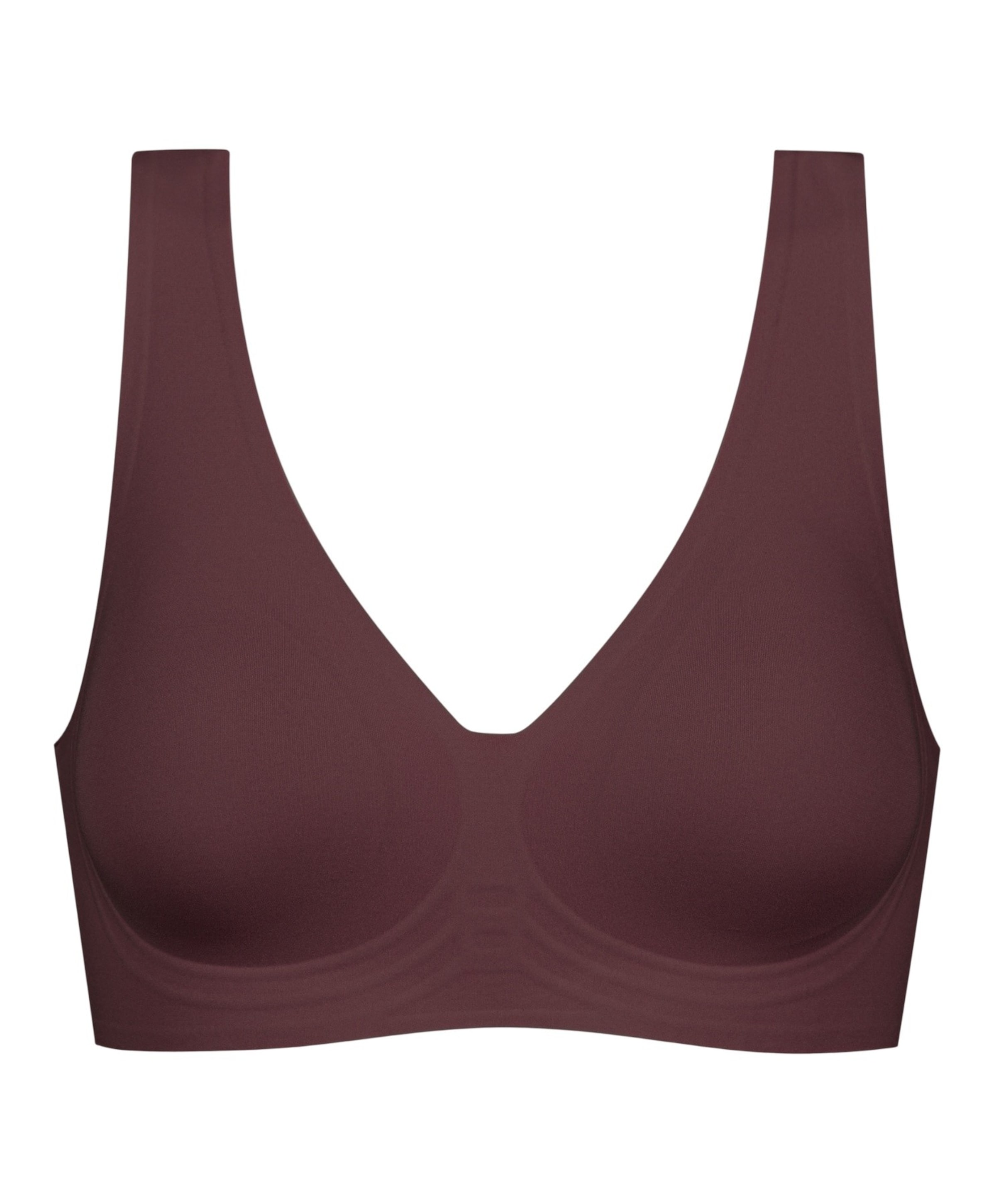 Dames bralette bordeaux