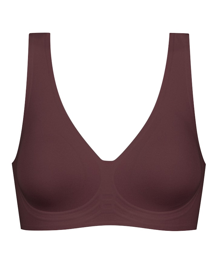 Dames bralette bordeaux