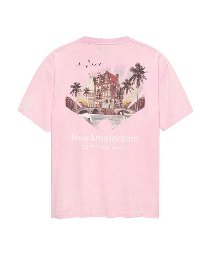 Heren t-shirt roze