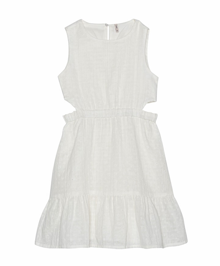 Meisjes jurk ecru