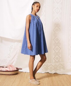 Dames jurk blauw
