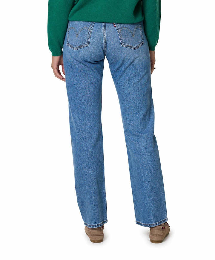 501 Curve dames jeans blauw