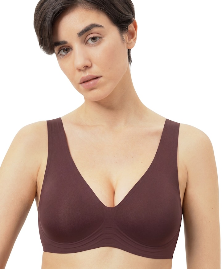 Dames bralette bordeaux