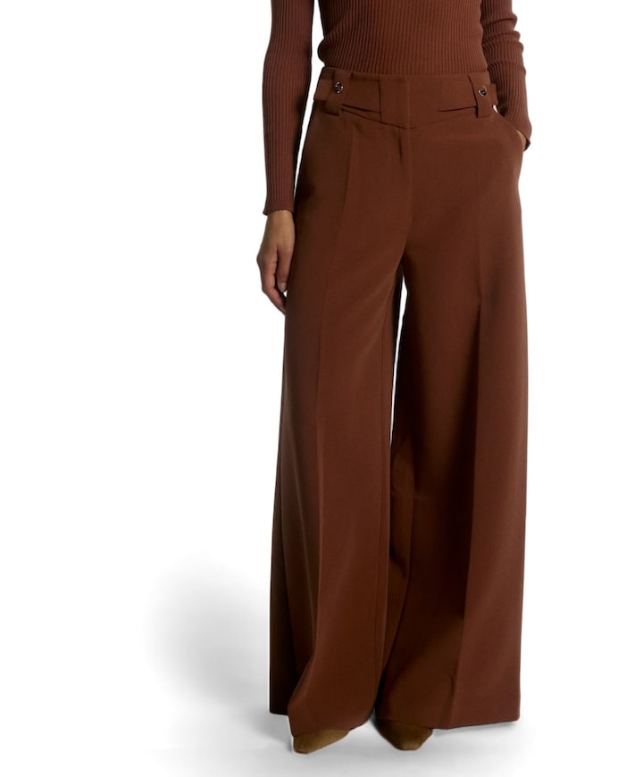 NORE BUTTONS RPES 345 dames broek bruin
