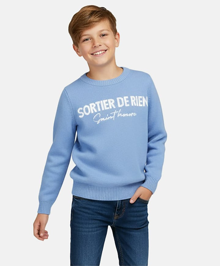 Jongens trui blauw