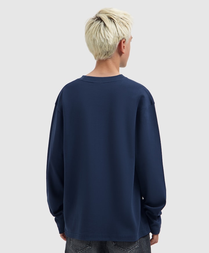 Jongens longsleeve blauw
