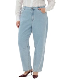 KCninna Cropped Barrel dames jeans blauw