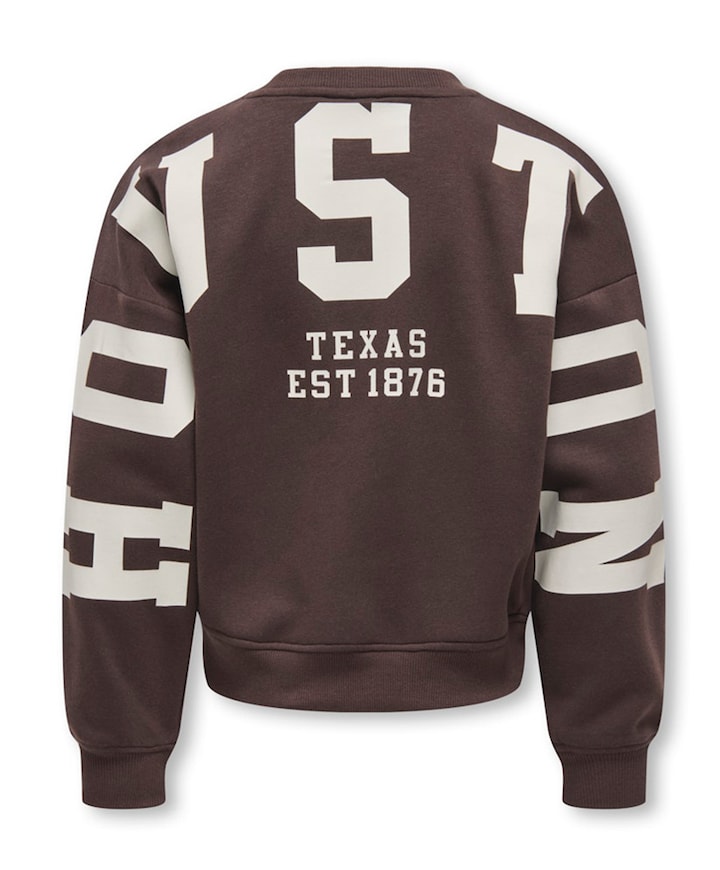 Meisjes sweater bruin