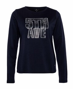 Dames longsleeve blauw