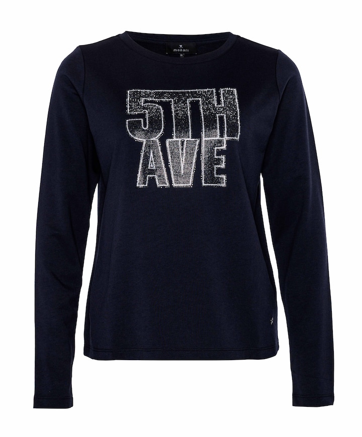 Dames longsleeve blauw