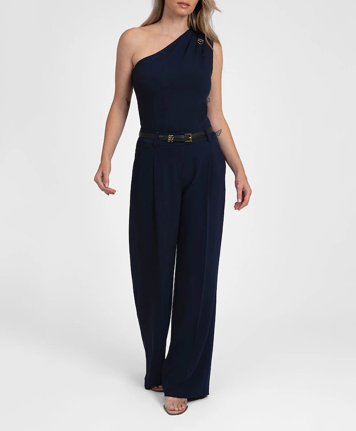 Ozias dames broek blauw