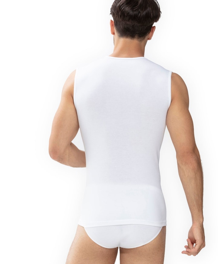 Heren singlet wit
