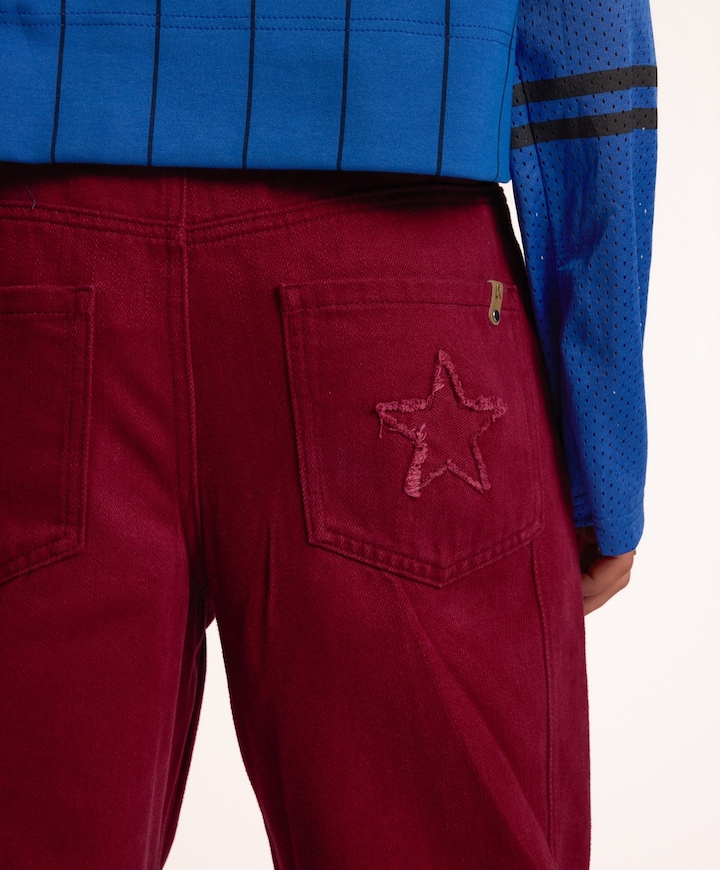 meisjes broek bordeaux