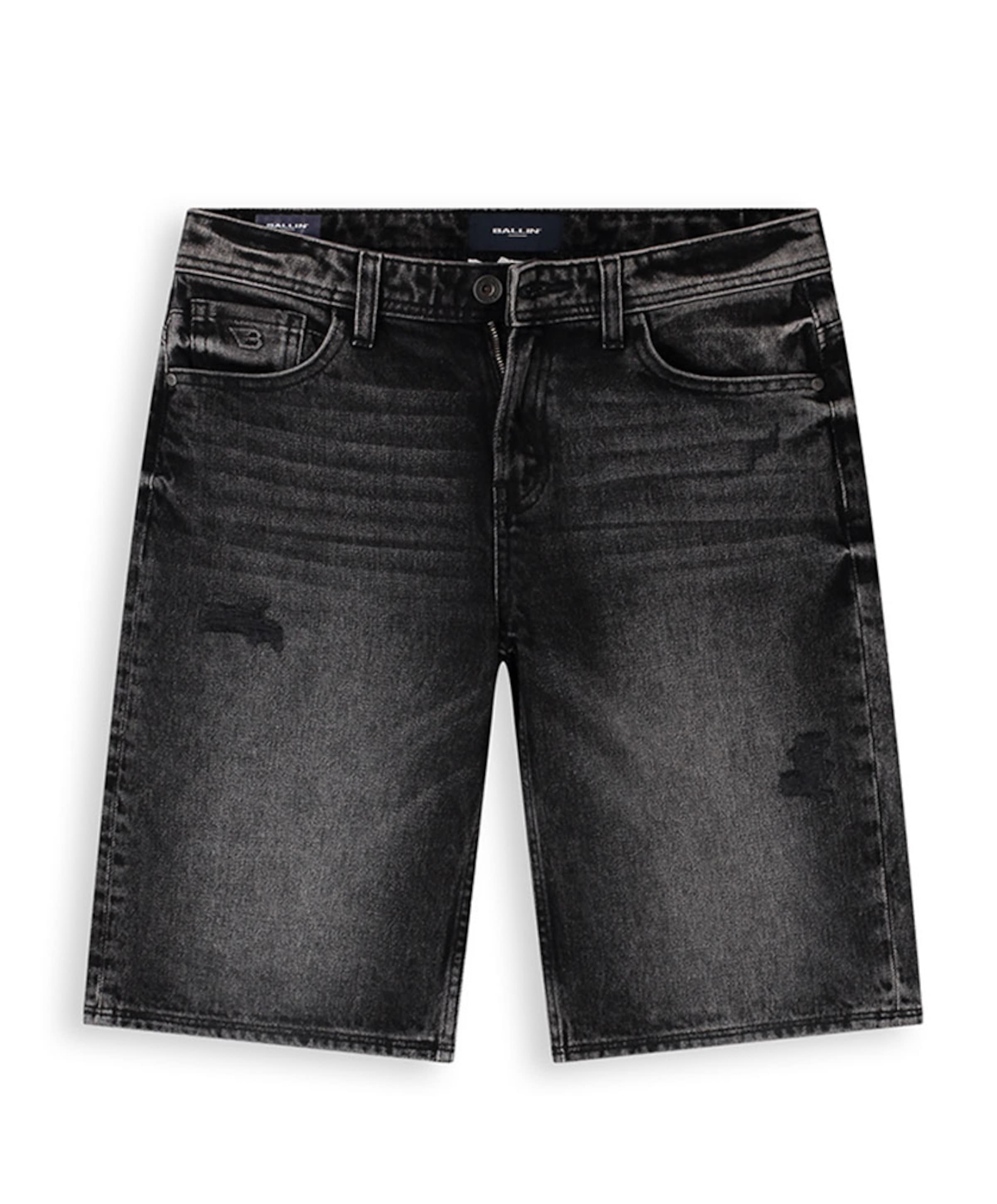 The Kyle Loose Fit jongens korte broek grijs