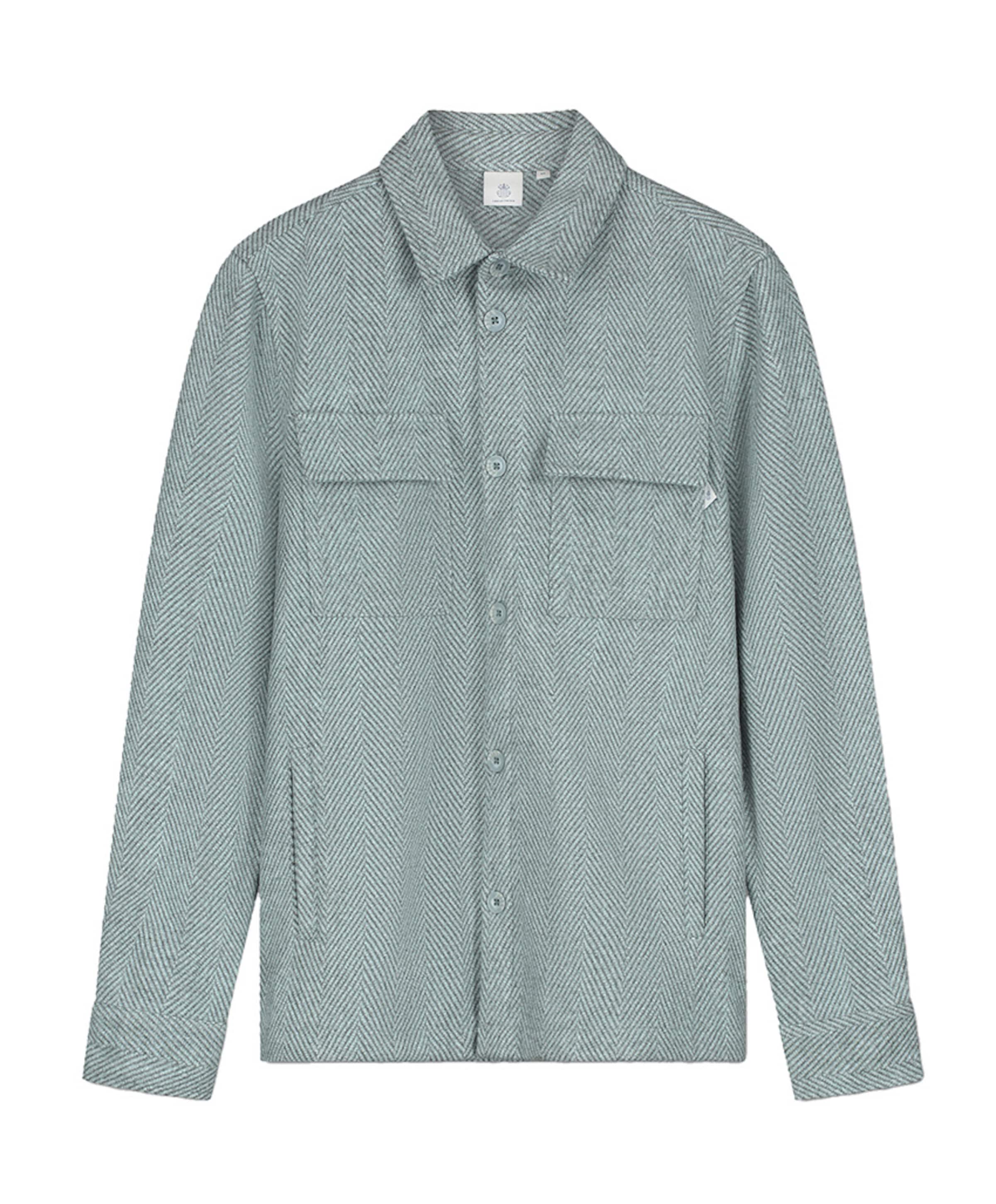 Heren overshirt groen