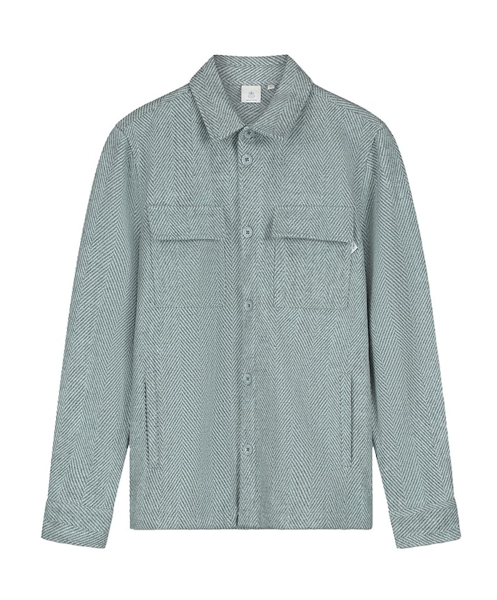 Heren overshirt groen
