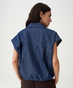 Dames blouse blauw