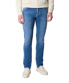 Nick Slim 5 pkt heren jeans blauw