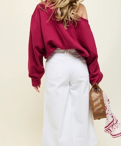 Dames sweater bordeaux