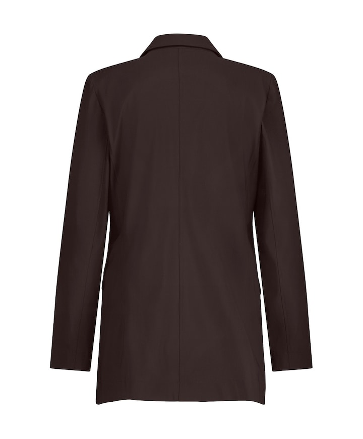 Dames blazer bruin