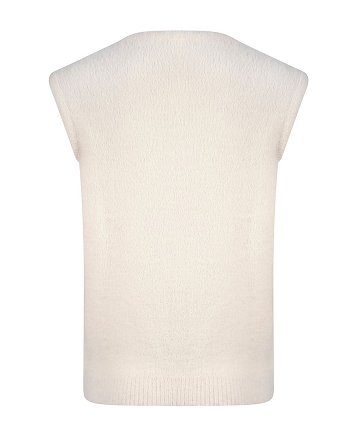 Dames gilet ecru