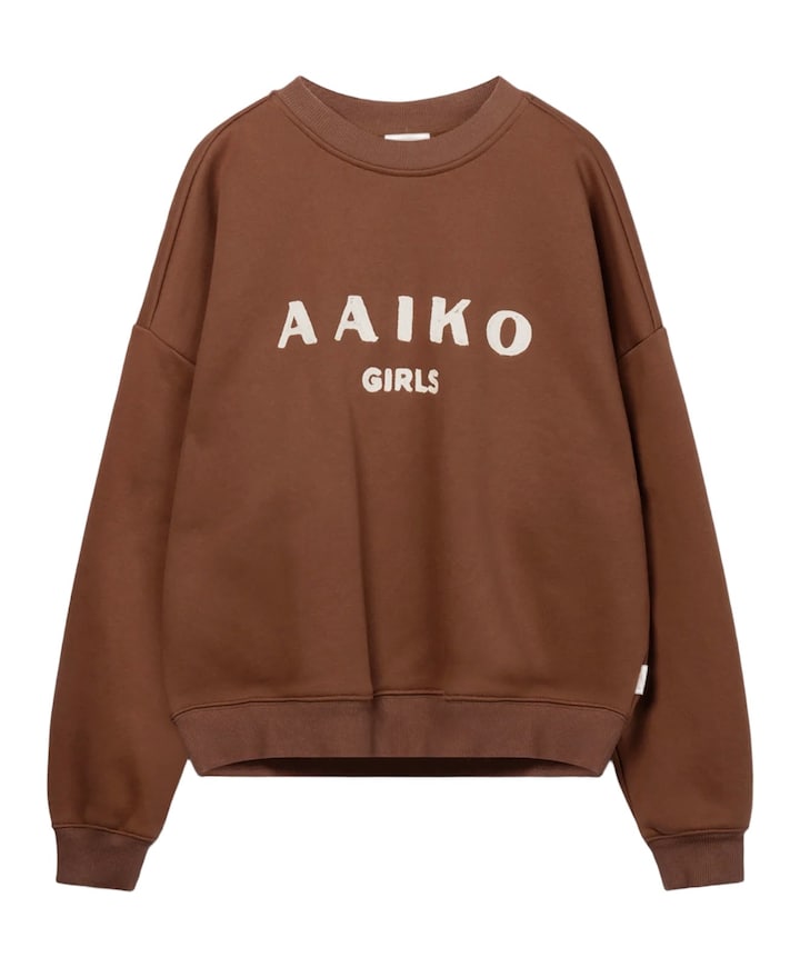 Meisjes sweater bruin