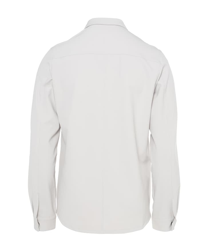 Heren overshirt grijs