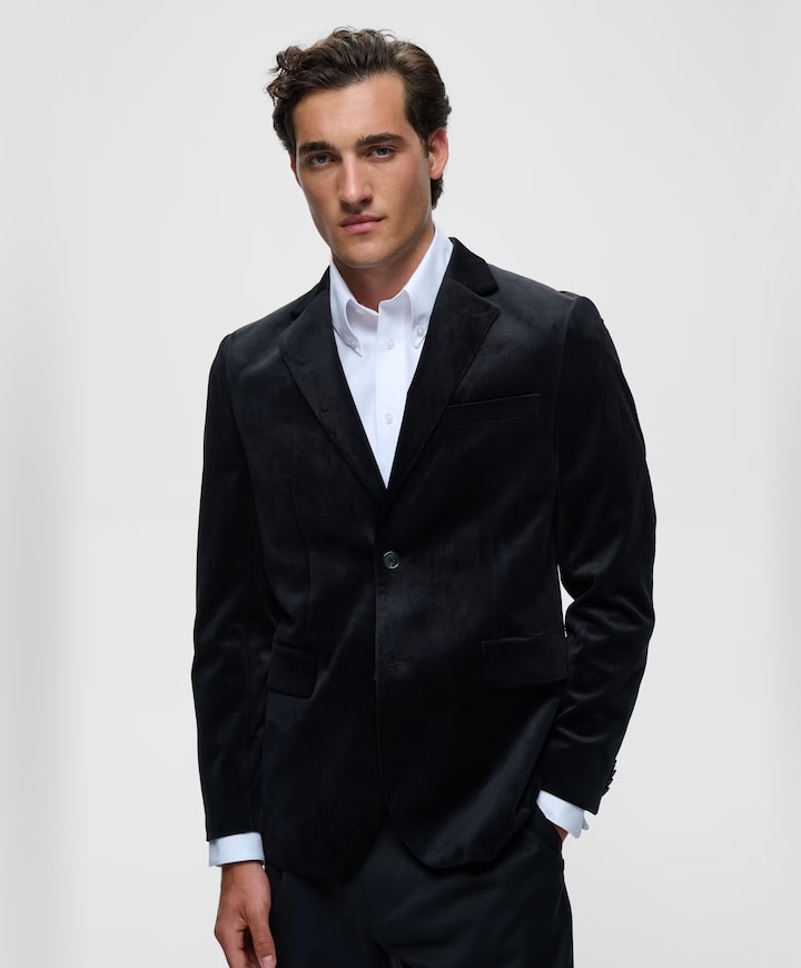 Heren colbert zwart