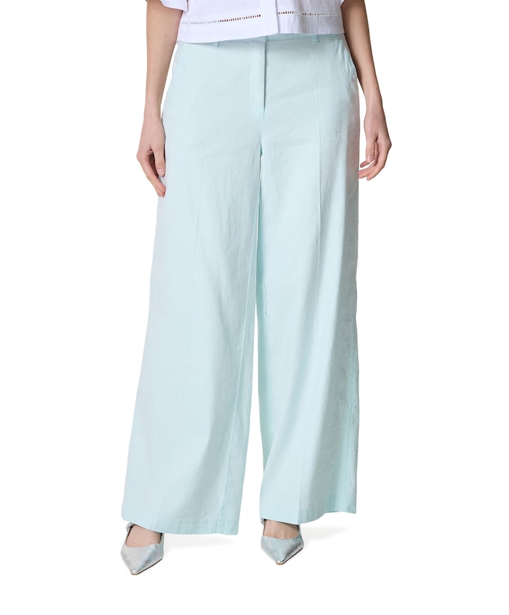 Adrienne dames broek blauw