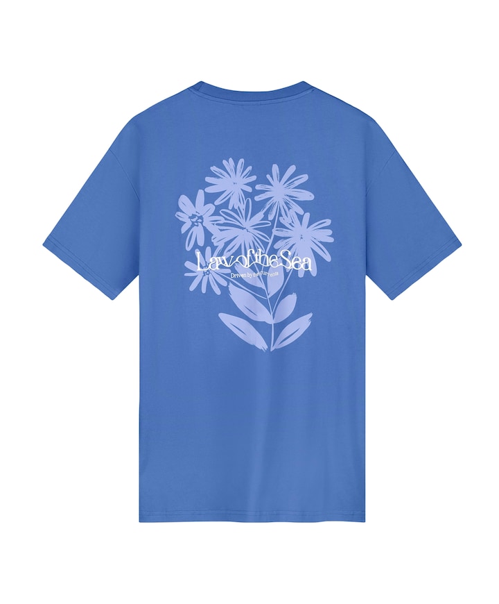 Heren T-shirt blauw