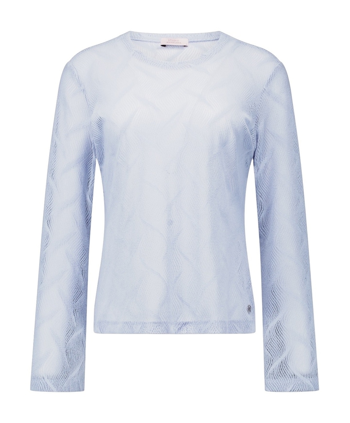 Dames longsleeve blauw