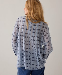 Dames blouse blauw