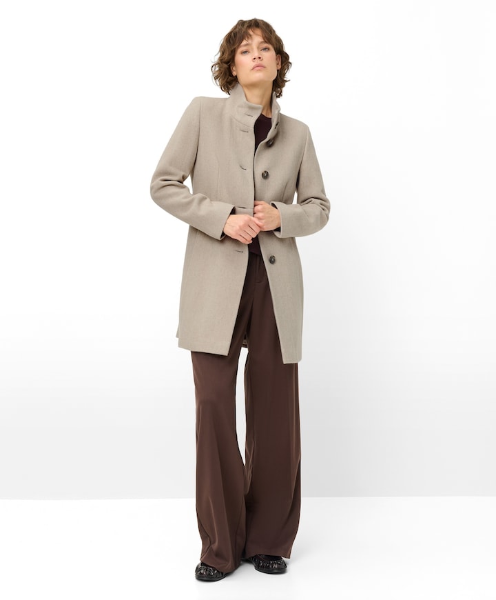 Dames jas beige