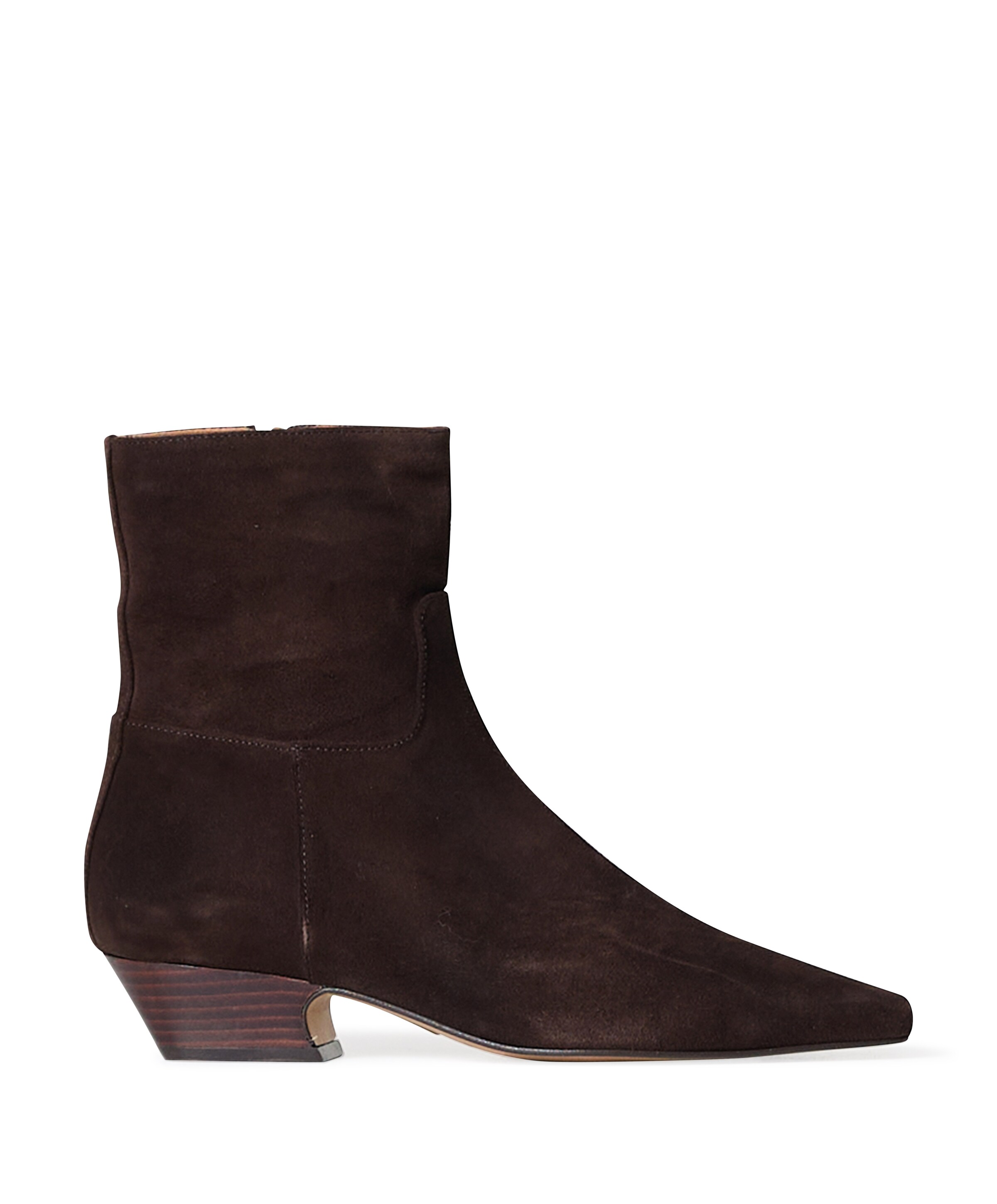 dames enkellaarzen bruin