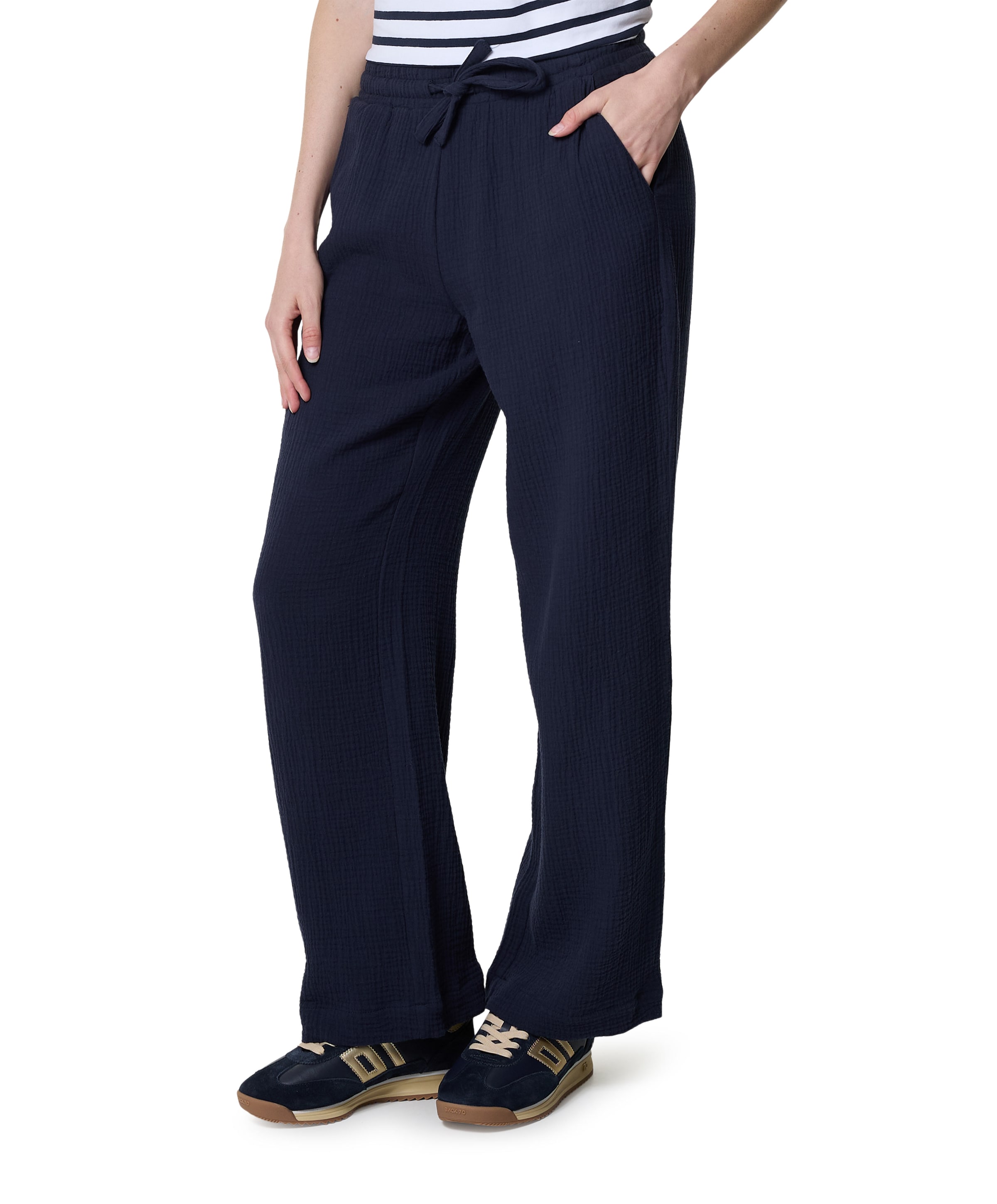 FQESMINGO dames broek blauw