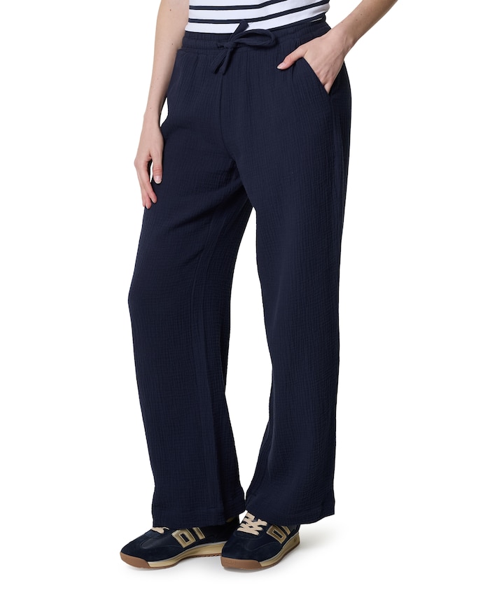 FQESMINGO dames broek blauw