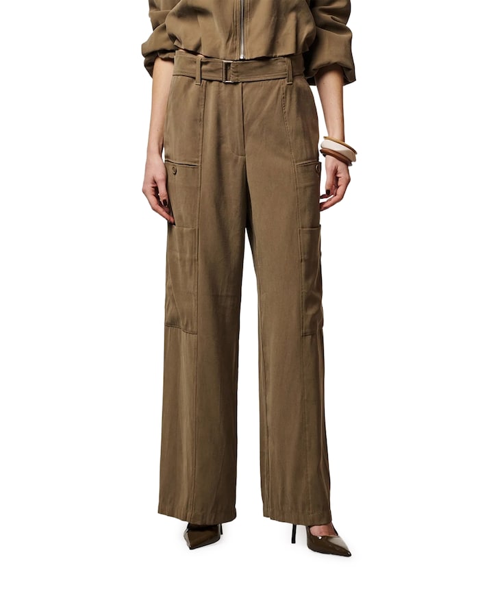 RIVER TEN 545 dames broek groen