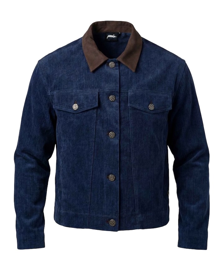Dames jas blauw