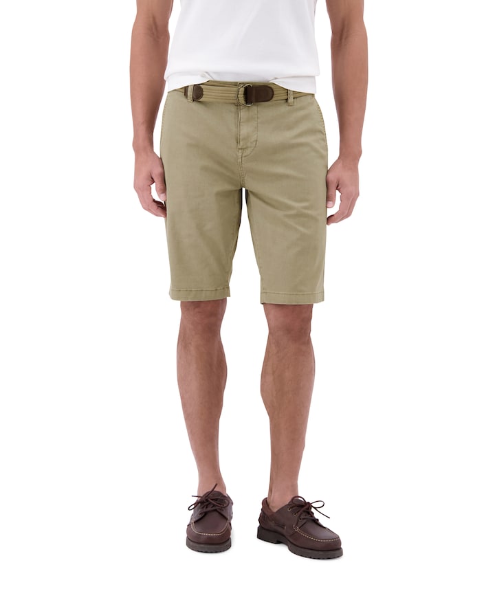 heren korte broek beige