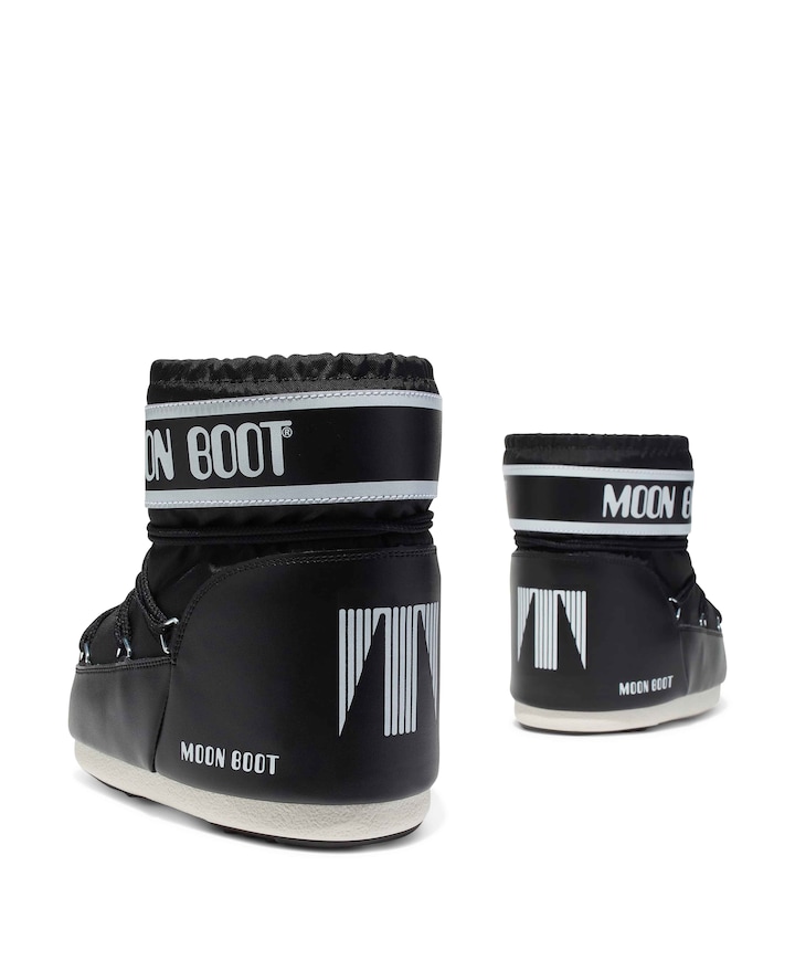 MB ICON LOW NYLON dames boots zwart