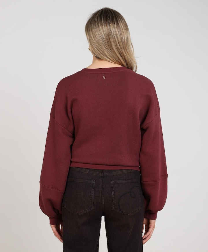 Dames sweater bordeaux